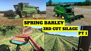 SPRING BARLEY AND 3RD CUT SILAGE PART 1