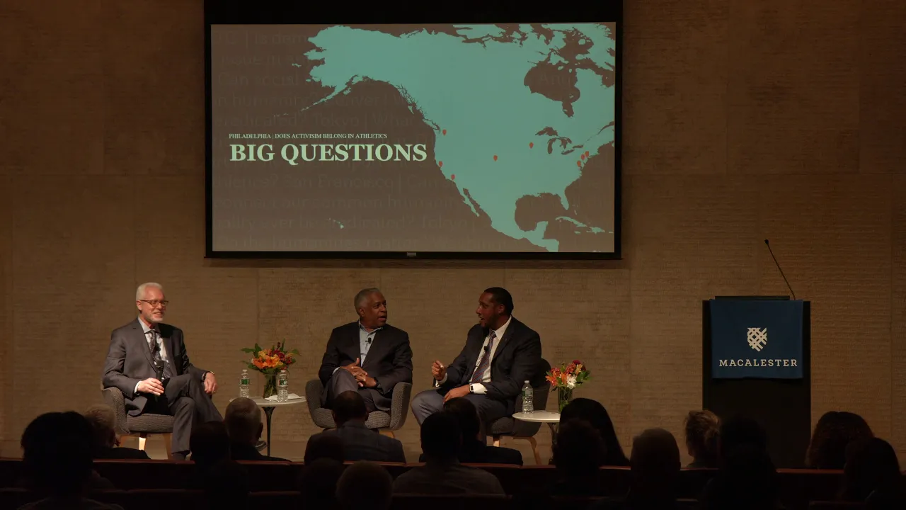 Director of Athletics Donnie Brooks and NFL Executive B. Todd Jones '79 on Athlete Activism