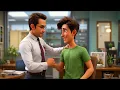 ENGLISH by ear through a wise cartoon about a lazy man