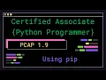 PCAP 1 9 - Using pip