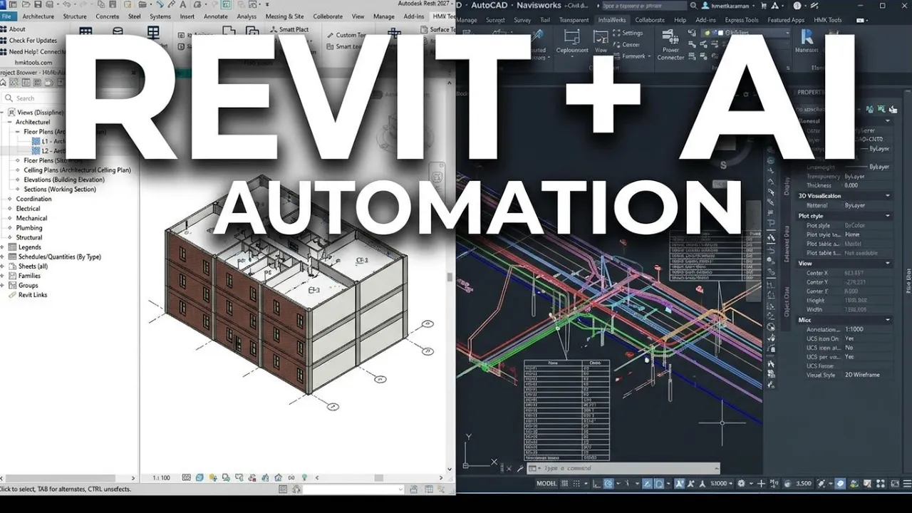 Run Your Models with AI: Revit, Navisworks & Civil 3D — MCP Connector