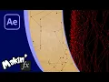 Connected network of dots in After Effects 2 ways