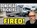 FedEx Truck Driver Gets FIRED Bonehead Truckers of the Week