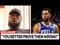 LeBron REACTS After Ben Simmons Makes SHOCKING Sixers Return