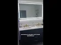 Beautiful LOAAO LED Guest Bathroom Mirror Customer feedback