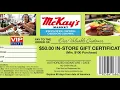 Mckays Market 60 Second Promo