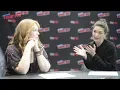 Alexa Davalos Chelah Horsdal Interview on MAN IN THE HIGH CASTLE Season 3 at New York Comic Con