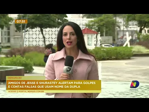 Amigos de Jesse e Shurastey alertam para golpes e contas falsas que usam nome da dupla