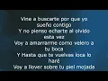 vine a buscarte Karaoke