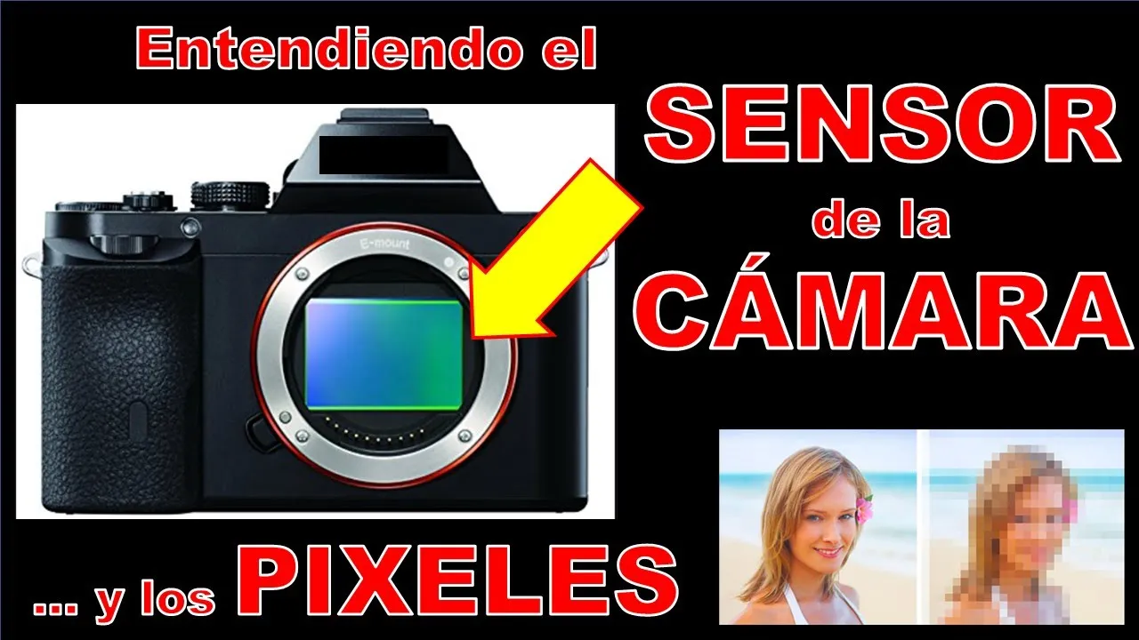 Entendiendo el sensor de la cámara y los pixeles.
