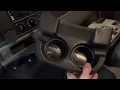 Adding cup holders in my 2004 f250 Powerstroke