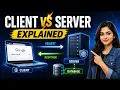 Client vs Server Communication Explained Complete Request-Response Cycle for Beginners