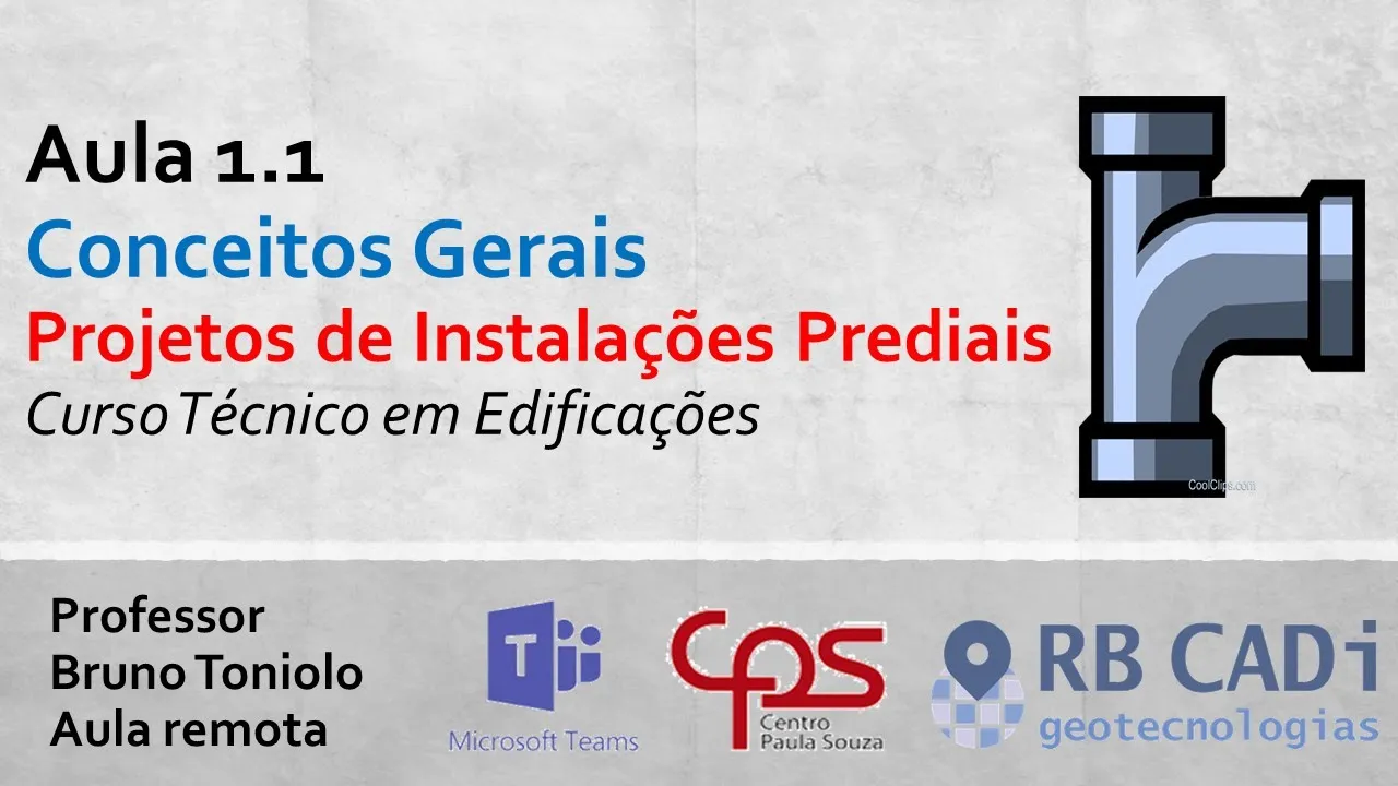 Aula 1.1 - Conceitos Gerais  - Instalações Hidrossanitárias