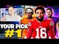 I FINALLY GOT A TOP 3 PICK IN A FANTASY DRAFT GOT THE BEST QB IN NFL