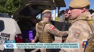 Operação em Chapecó localiza casal foragido e reforça combate ao tráfico