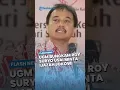 Download Lagu UGM Bungkam Roy Suryo! Usai Tantang Keaslian Ijazah, Foto Lama Jokowi Kuliah Jadi Senjata Pamungkas