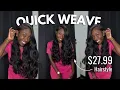 Affordable Quick Weave Install Using Organique Hair Beginner Friendly Natural Install