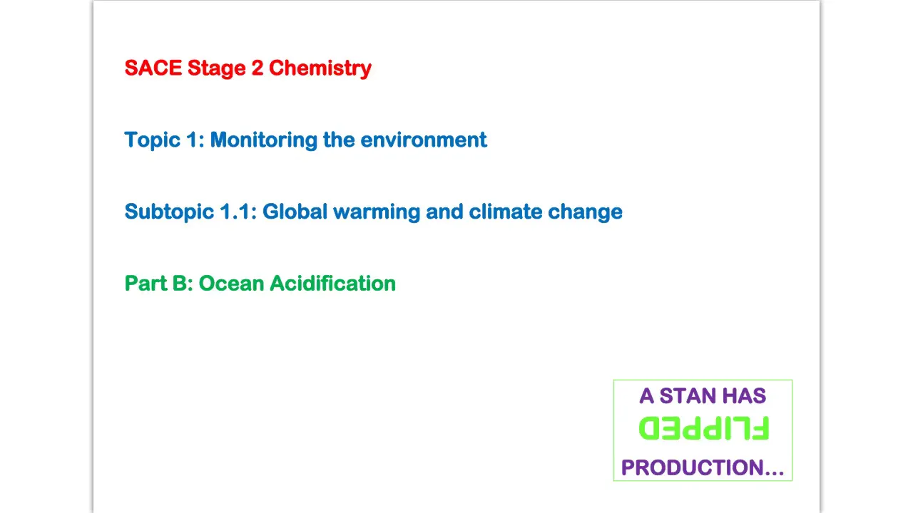2. Ocean Acidification