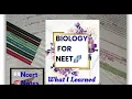 How I make BIOLOGY notes for NEET NCERT Handwritten notes