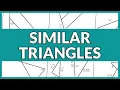Similar Triangle Applications Problems Word Problems Lesson for High School Geometry
