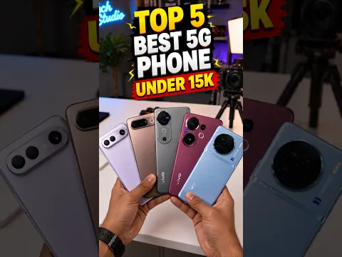 7000mAh & AMOLED | Top 5 Best 5G Smartphones Under ₹15000 in India 2026 | Best Phone Under ₹15000