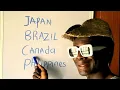 How to spell Japan Brazil Canada Philippines in a funny manner funny English Teacher
