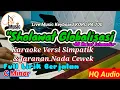SHOLAWAT GLOBALISASI KARAOKE SIMPATIK NADA CEWEK FULL LIRIK BERJALAN ~ KH Ma'ruf Islamudin