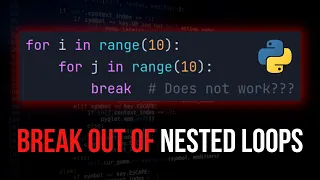 Stuck in Nested Loops Here s How You Leave Them