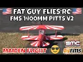 Lagu FMS 1400MM PITS V2 MAIDEN! by FGFRC #aviation #airplane #aircraft #rc