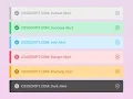 Custom warning Alert Notification using HTML CSS JavaScript