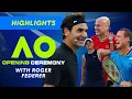 Lagu AO26 Opening Ceremony Match featuring Roger Federer and some HUGE suprises! | Wide World of Sports