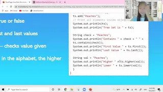 DearPiggy Java Data Structures - TreeSet Methods Pt 1