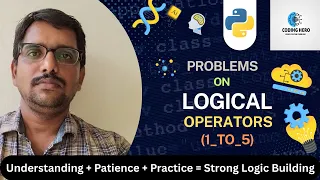Python Logical Operators Explained with Problems Solutions 1 to 5