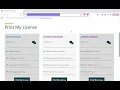 Printing an Illinois Professional License 2025