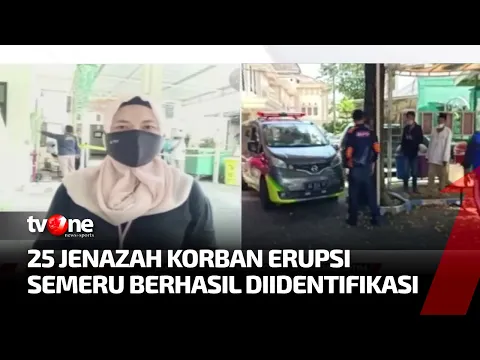 25 Jenazah Korban Erupsi Semeru Berhasil Diidentifikasi, Sebagian Sudah Diserahkan ke Keluarga