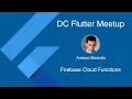 DC Flutter Jun 2020 Firebase Cloud Functions