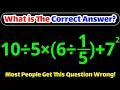 Only Math Geniuses Solve This Math Question Correctly