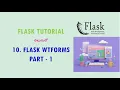 10 Flask WTForms Part 1 in Telugu Flask Tutorials in Telugu Python Web Development