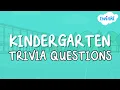 50 Kindergarten Trivia Questions Classroom Review Game Twinkl USA