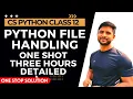 Python File Handling One Shot In Hindi