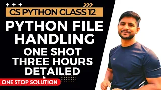 Python File Handling One Shot In Hindi