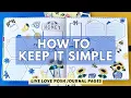Creative Journal Pages Simple but Pretty Layout Inspiration Live Love Posh