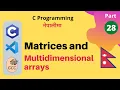 Matrices and Multidimensional Arrays C Programming Tutorials in Nepali