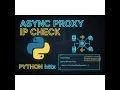 Python Async Proxy IP Check using httpx Fast Scalable Asynchronous Requests