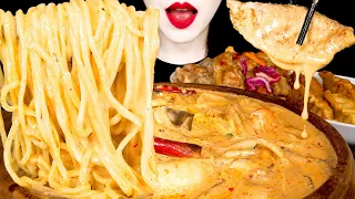 ASMR MUKBANG | 보배반점 크림짬뽕 탕수육 군만두 먹방 CREAMY NOODLES JJAMPPONG Eating Sounds
