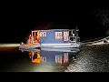 Lagu Offgrid Houseboat, Cubic Mini Wood stove unpacking , Fishing for Shell Cracker and Bass