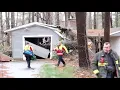 04-13-2020 Hanover MA - Huge Tree Crashes Through Occupied Home