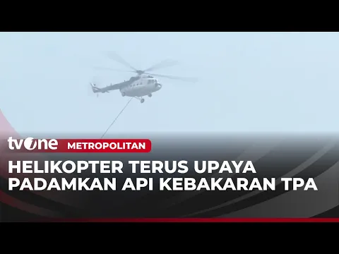 Kebakaran TPA Jatiwaringin Belum Usai, Pemadaman Lewat Jalur Darat dan Udara