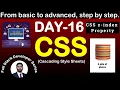 CSS Day-16 Mastering z-index Property Full Stack Developer Series
