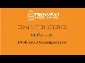 Kids Tech Computer Course Class 3 Problem Decomposition